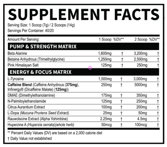 Dragon Pharma Venom Inferno 40 Servs Extreme Sabor Cotton candy