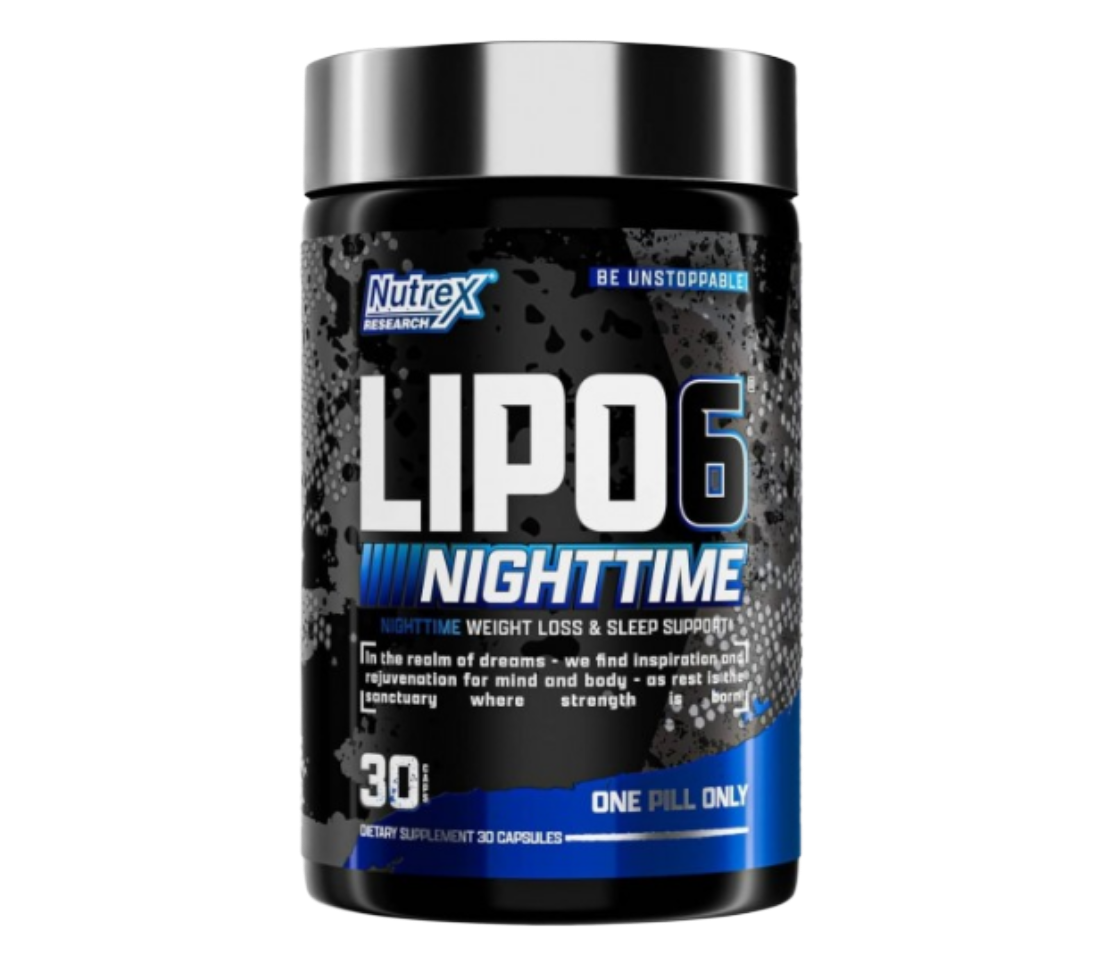 Lipo-6 Black Nighttime Ultra Concentrado 30 Cápsulas Nutrex Research