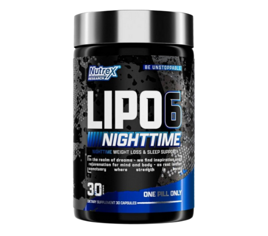 Lipo-6 Black Nighttime Ultra Concentrado 30 Cápsulas Nutrex Research