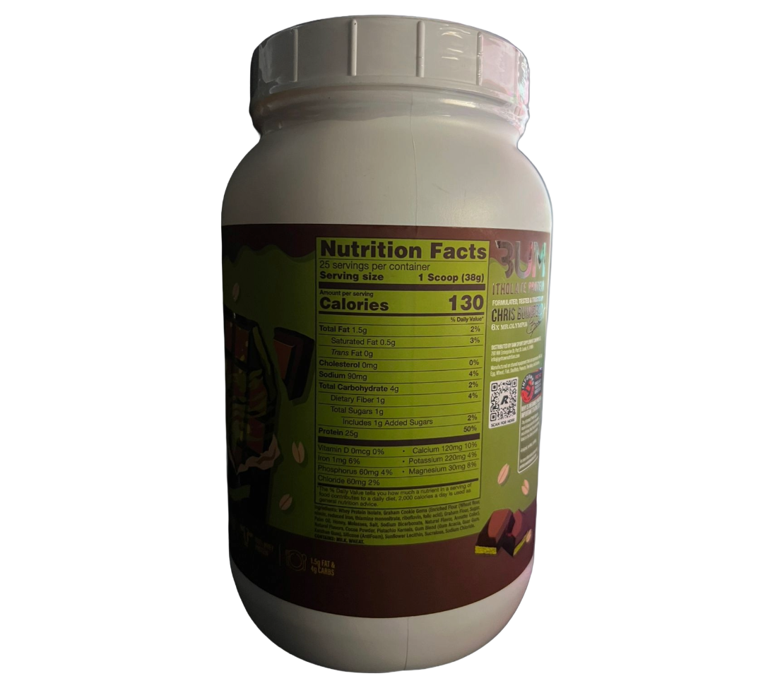 Raw CBUM Whey Protein Isolate 25 Porciones